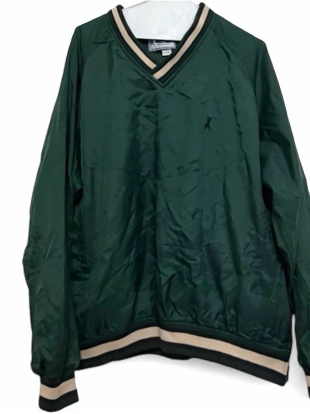 Vintage 1990s Riggins Golf Gear Nylon Wind Pullover Jacket-Large- Golfcore Retro